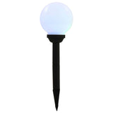 vidaXL Solar lights 8 pcs LED round 15 cm RGB