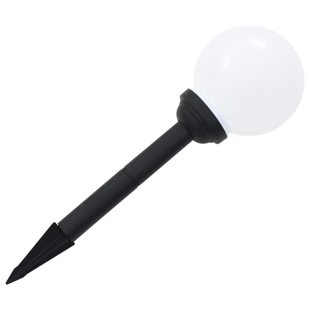 vidaXL Solar lights 8 pcs LED round 15 cm RGB