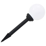 vidaXL Solar lights 8 pcs LED round 15 cm RGB