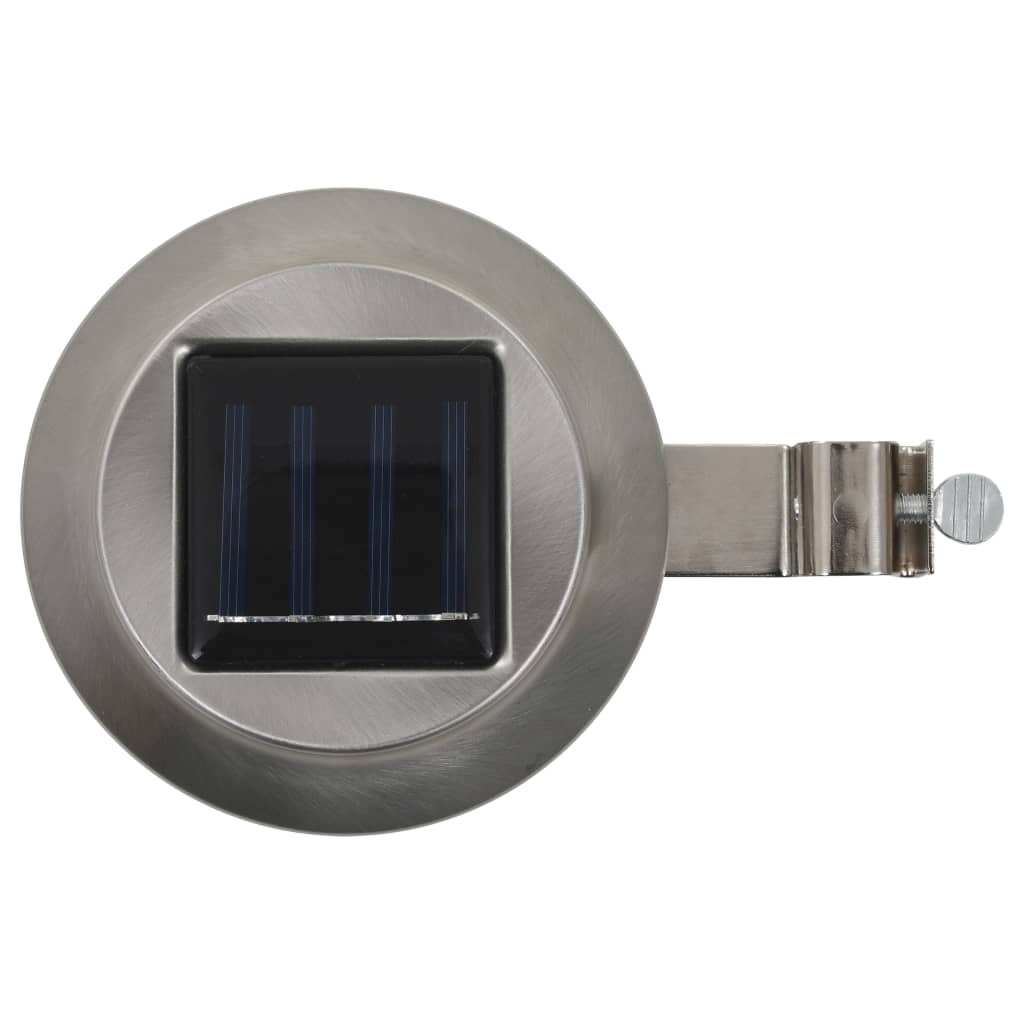 vidaXL Solar Lamps 12 pcs LED Round 12 cm White