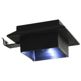 vidaXL Solar Lights 12 pcs LED Square 12 cm Black