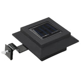 vidaXL Solar Lights 12 pcs LED Square 12 cm Black