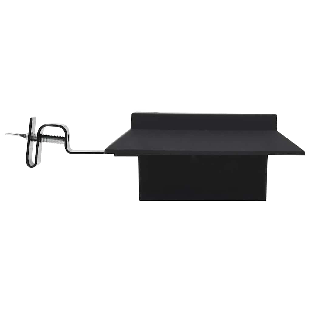 vidaXL Solar Lights 12 pcs LED Square 12 cm Black