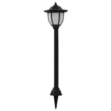 vidaXL Solar lights 6 pcs LED black