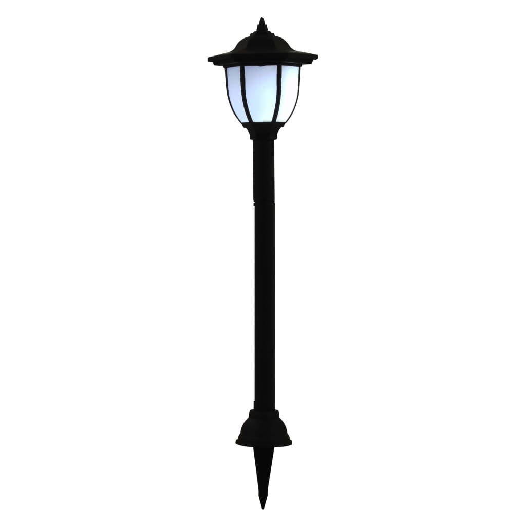vidaXL Solar lights 6 pcs LED black