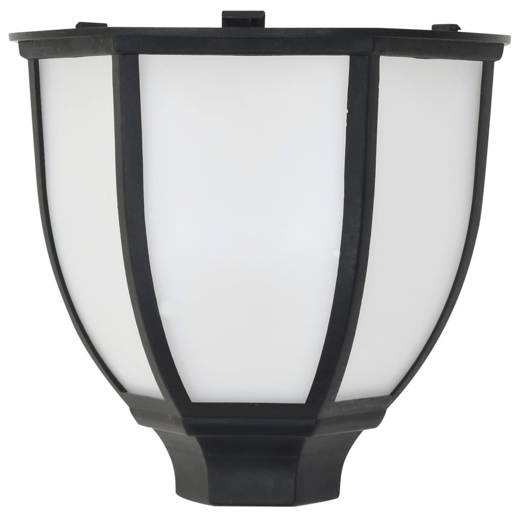 vidaXL Solar lights 6 pcs LED black
