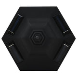 vidaXL Solar lights 6 pcs LED black