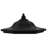vidaXL Solar lights 6 pcs LED black