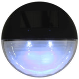 vidaXL Solar Wall Lights LED 24 pcs round black