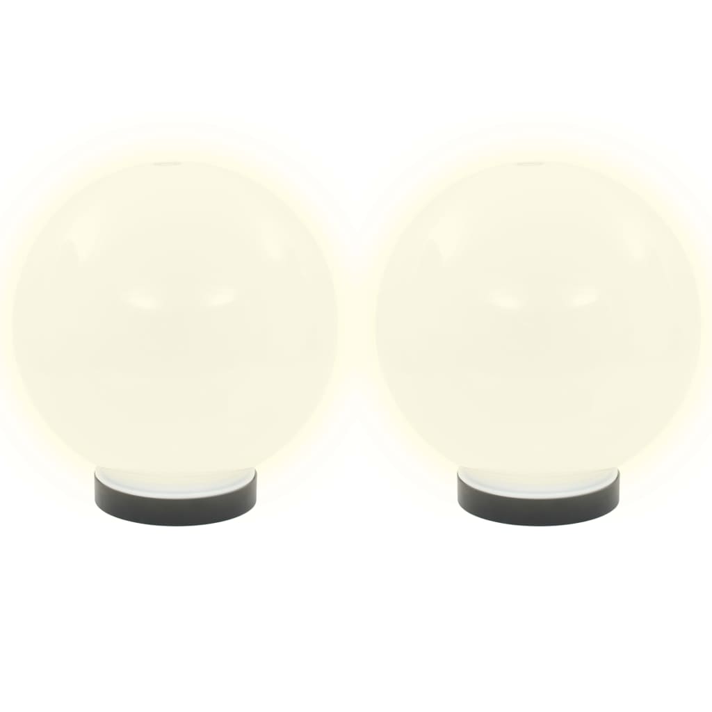 vidaXL LED Ball Lamps 4 pcs Round 20 cm PMMA