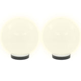 vidaXL LED Ball Lamps 4 pcs Round 20 cm PMMA