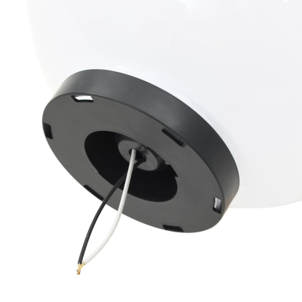 vidaXL 6-piece Round LED Ball Lamp Set 20/30/40 cm PMMA