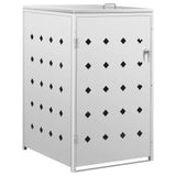 vidaXL Single Bin Storage 240 L Stainless Steel