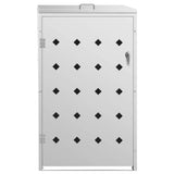 vidaXL Single Bin Storage 240 L Stainless Steel