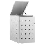 vidaXL Single Bin Storage 240 L Stainless Steel
