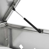 vidaXL Single Bin Storage 240 L Stainless Steel