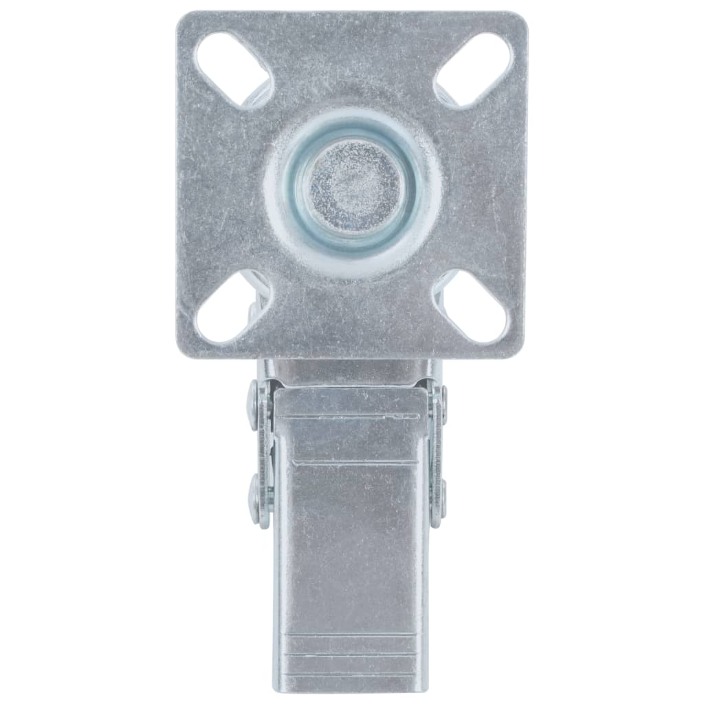 vidaXL Swivel Castors with Double Brakes 4 pcs 50 mm