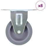 vidaXL Roulettes fixes 4 pcs 75 mm