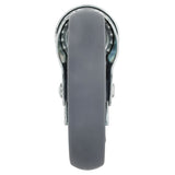 vidaXL Swivel Castor Wheels with Bolt Holes and Double Brakes 4 pcs 125 mm