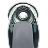 vidaXL Swivel Castor Wheels with Bolt Holes and Double Brakes 4 pcs 125 mm