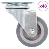 vidaXL Zwenkwielen 24 st 50 mm