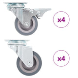 vidaXL Swivel Casters 4 pcs 50 mm