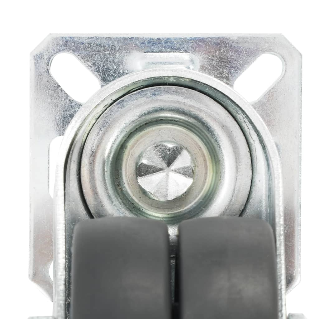 vidaXL Swivel Casters Twin 4 pcs 50 mm