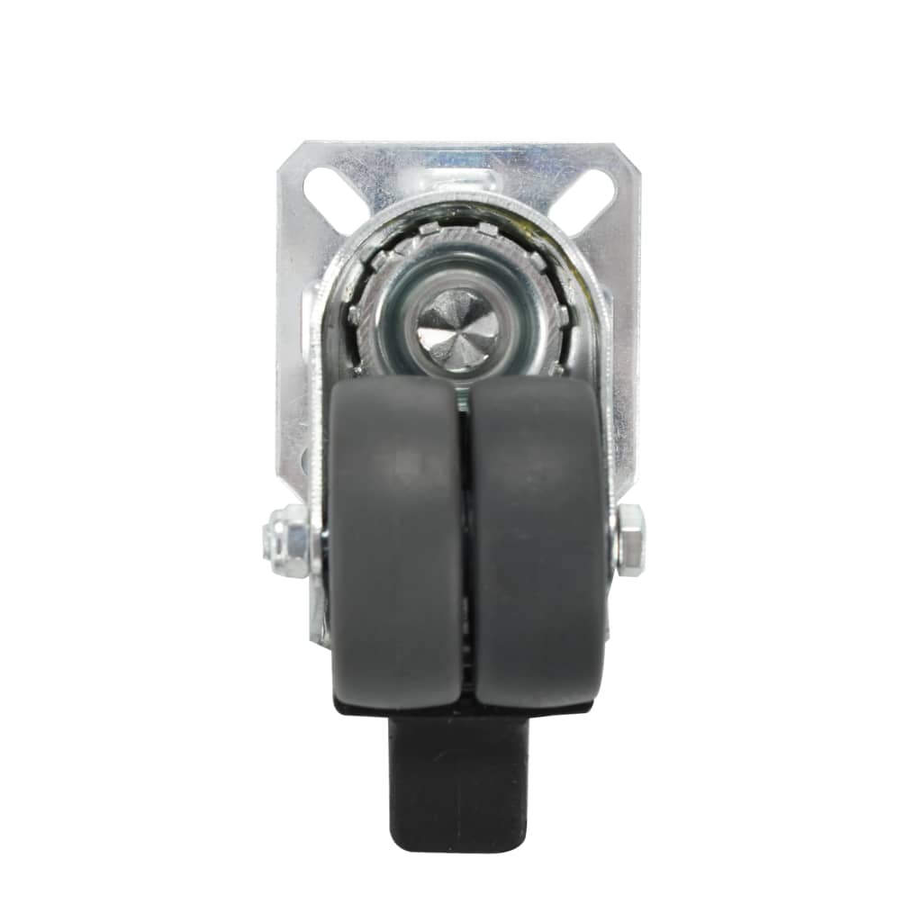 vidaXL Swivel Casters Double with Double Brakes 4 pcs 50 mm