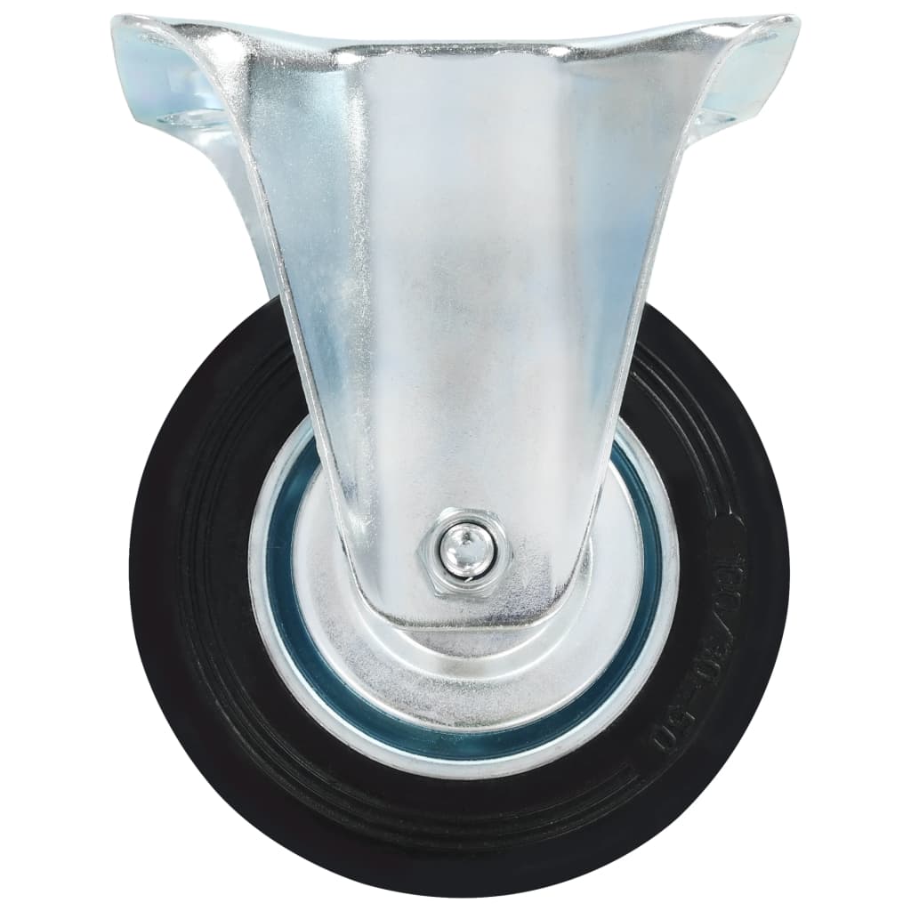 vidaXL Roues fixes 4 pcs 100 mm