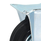 vidaXL Fixed Castor Wheels 4 pcs 125 mm