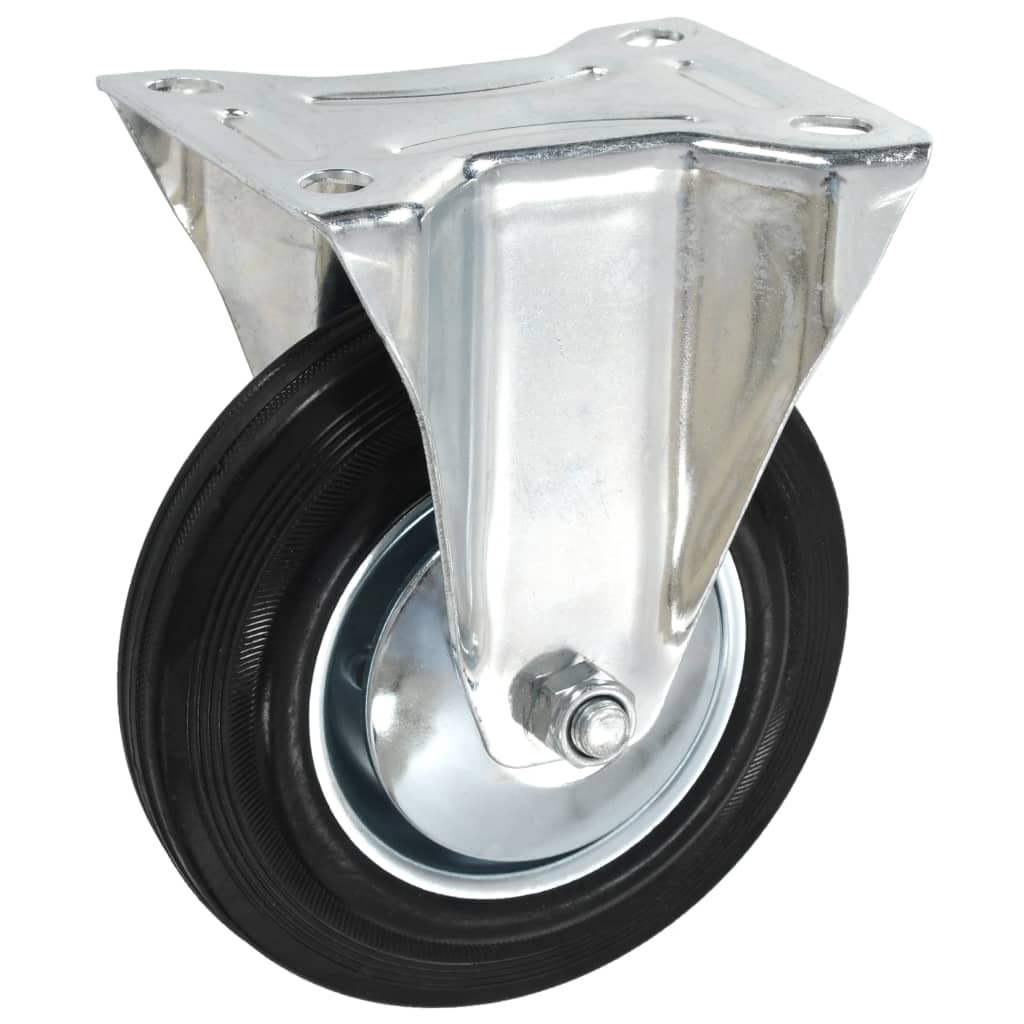 vidaXL Fixed Castor Wheels 4 pcs 160 mm