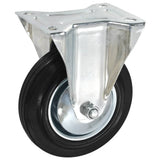 vidaXL Fixed Castor Wheels 4 pcs 160 mm