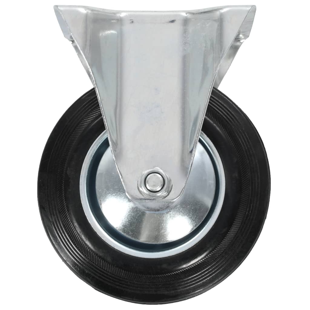 vidaXL Fixed Castor Wheels 4 pcs 160 mm