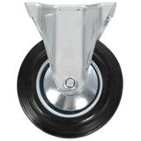 vidaXL Fixed Castor Wheels 4 pcs 160 mm
