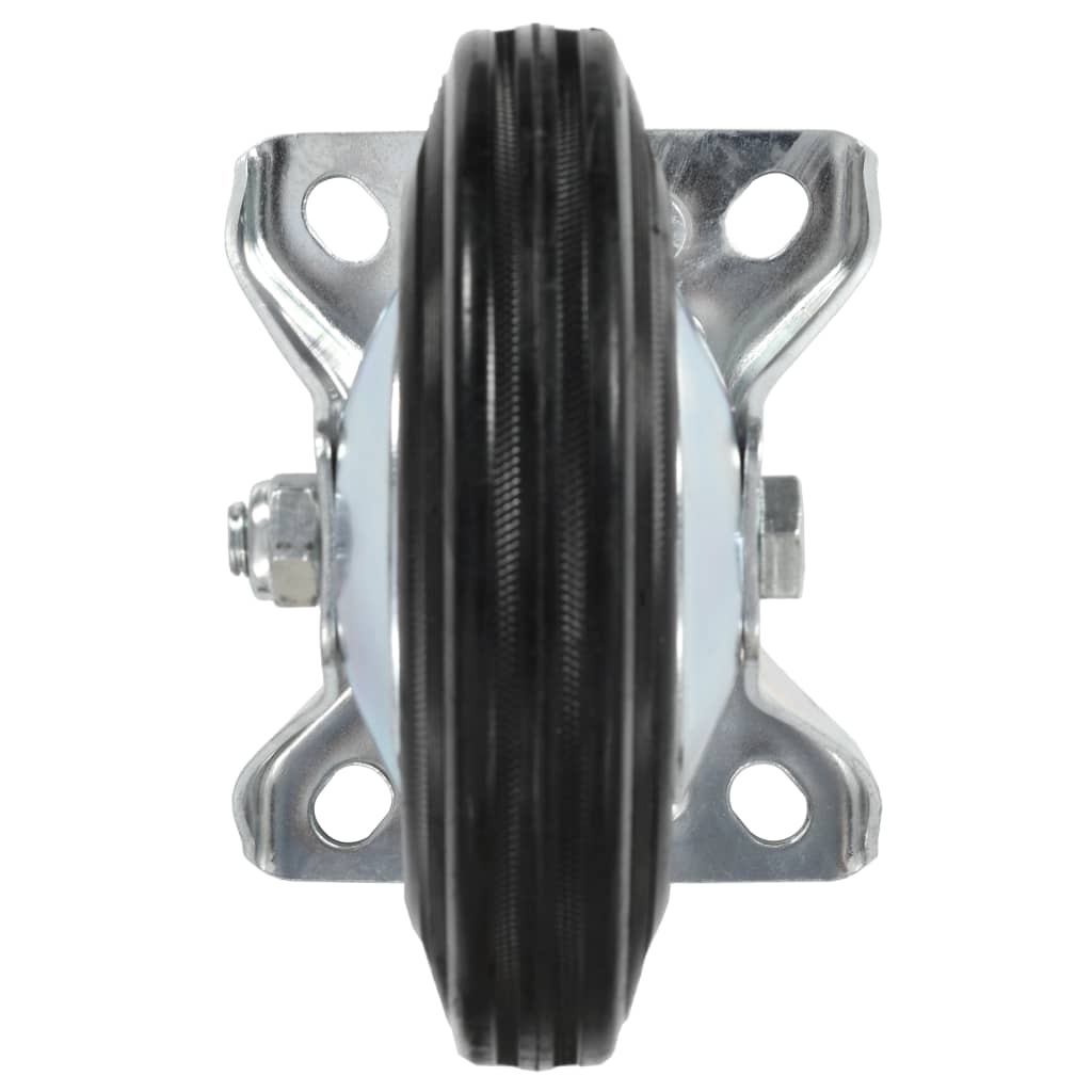 vidaXL Fixed Castor Wheels 4 pcs 160 mm