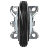 vidaXL Fixed Castor Wheels 4 pcs 160 mm