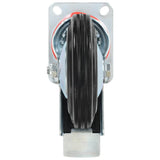 vidaXL Swivel Castors with Double Brakes 4 pcs 160 mm