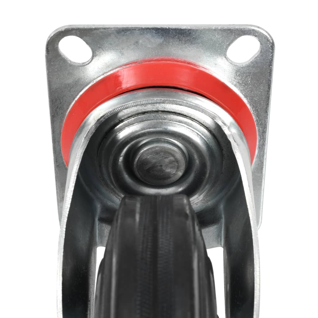 vidaXL Swivel Casters 4 pcs 200 mm