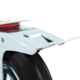vidaXL Swivel Casters 4 pcs 200 mm