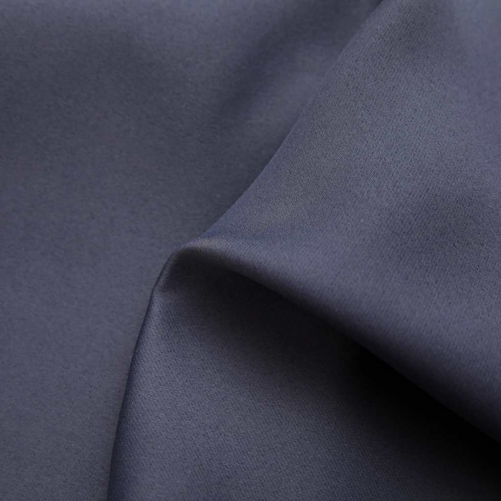 vidaXL Blackout Curtain with Metal Rings 290x245 cm Black