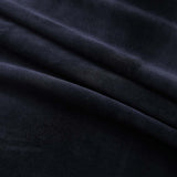 vidaXL Gordijn verduisterend met ringen 2 st 140x175 cm fluweel zwart