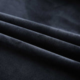 vidaXL Blackout Curtains 2 pcs with Hooks 140x175 cm Velvet Black
