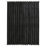 vidaXL Gordijn verduisterend avec haken 290x245 cm fluweel noir