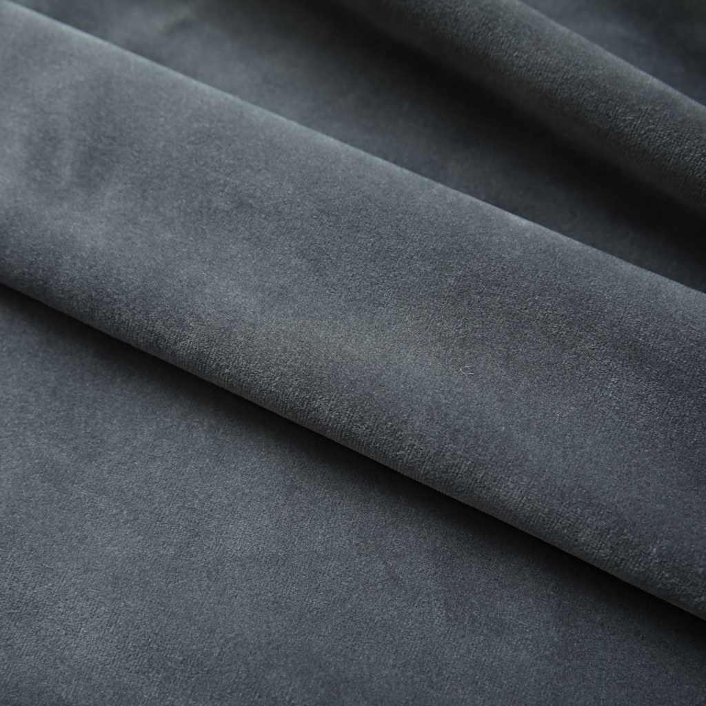 vidaXL Gordijn verduisterend avec haken 290x245 cm fluweel noir