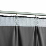vidaXL Gordijn verduisterend avec haken 290x245 cm fluweel noir