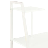 vidaXL Bureau met schappen 102x50x117 cm wit
