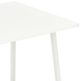 vidaXL Bureau met schappen 102x50x117 cm wit