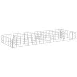 vidaXL Gabion Raised Garden Bed 90x30x10 cm Galvanised Steel
