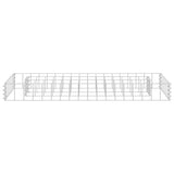 vidaXL Gabion Raised Garden Bed 90x30x10 cm Galvanised Steel