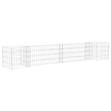 vidaXL Gabion Planter H-shaped 260x40x40 cm Steel Wire